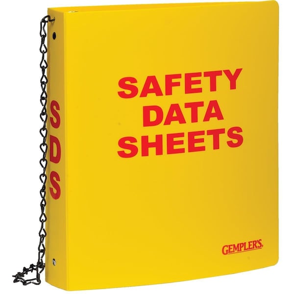Msds Binder, English, 2-1/2 In. Ring Size